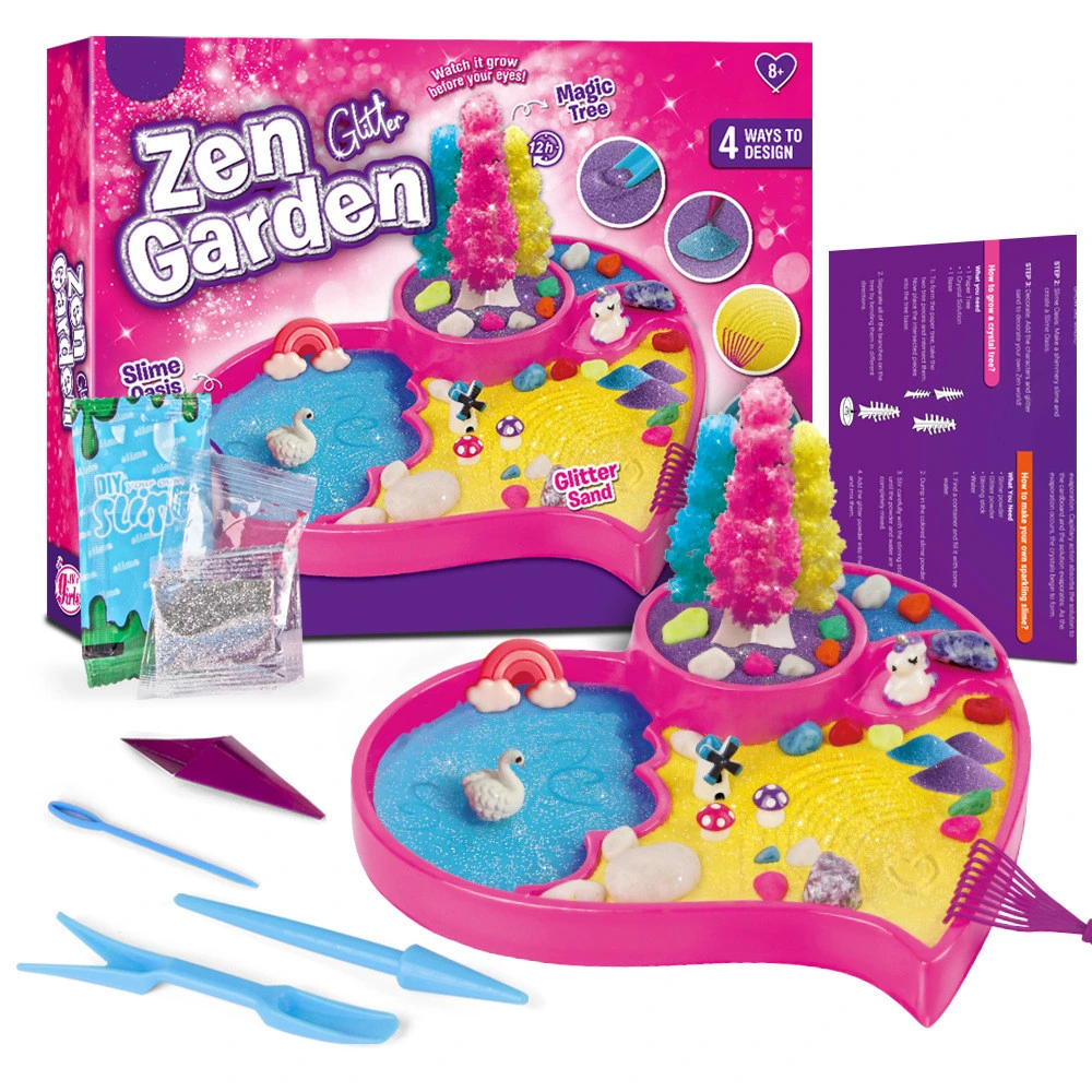 Magic Zen Garden Kit for Kids Girls Educational DIY Arts &amp; Crafts Toys, Creative Fun Science Experiment Set for Girls 7-14 Years
