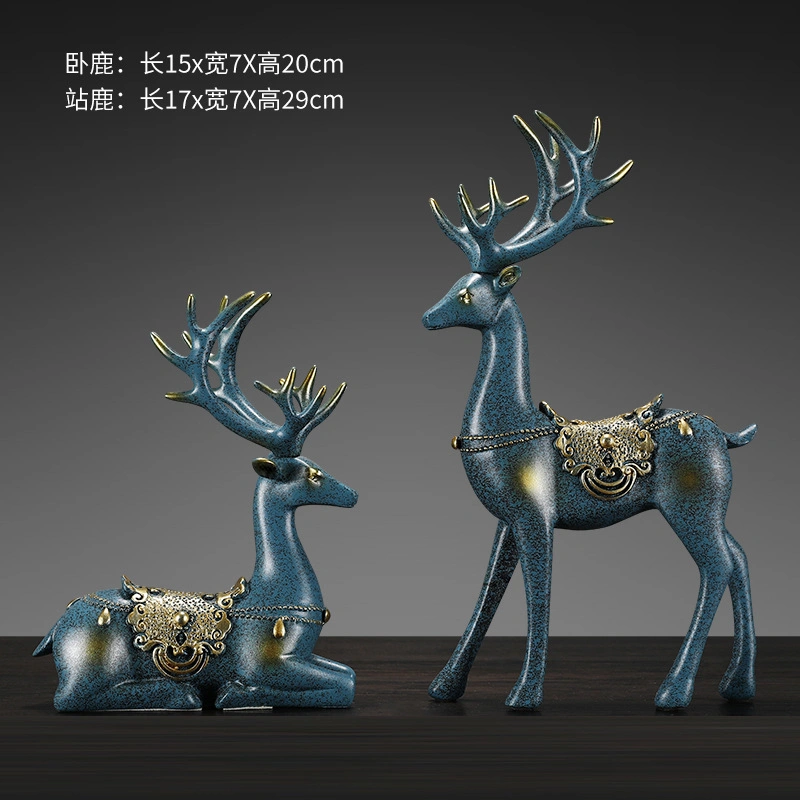 Light Luxury Accessories Modern Luxury Deer Ornament Crafts Creative Home Decoration