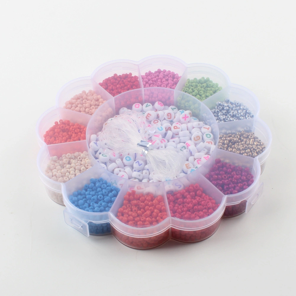 Letter Beads Millet Glass Seed Beads Kit for DIY Jewelry Making