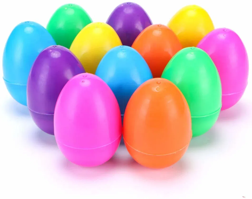 Prefilled Easter Eggs with Stuffed Animals, 3.15&quot; Plastic Easter Eggs Filled with Toys, Perfect for Easter Eggs Hunt