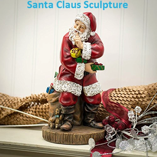 Wholesale Outdoor Christmas Decoration Fiberglass Santa Claus Snowman Figures with Cheap Price