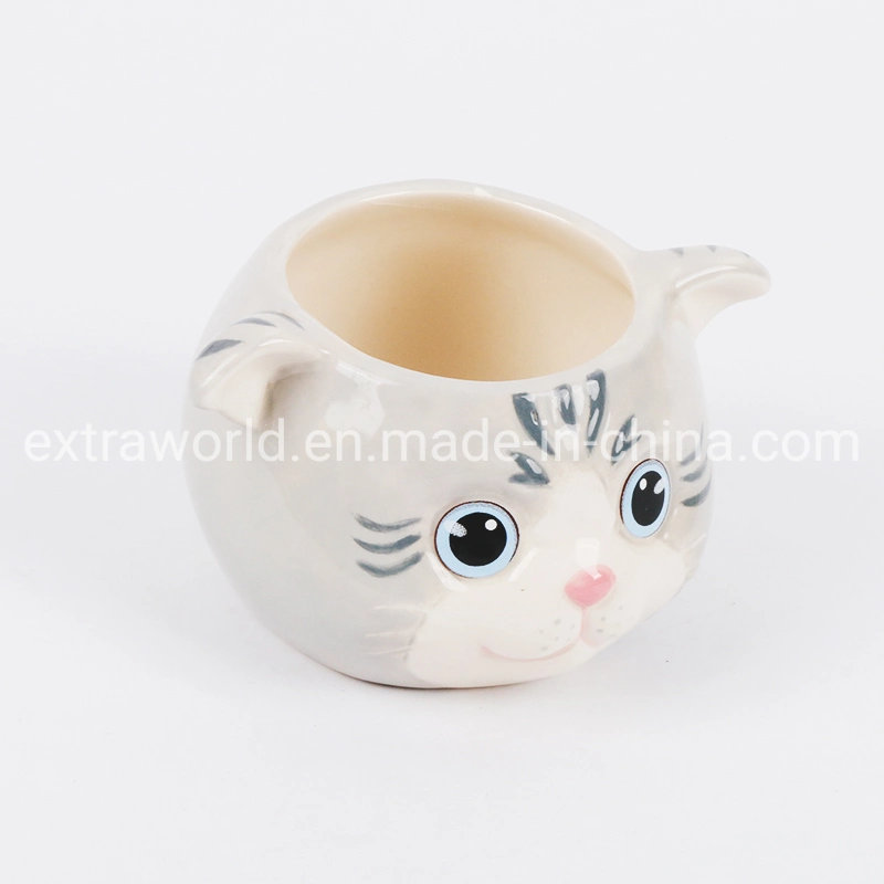 Adorable Cat Toothpick Holder Ceramic Daily Use Toothpick Cup Dinner Set Home Decoration