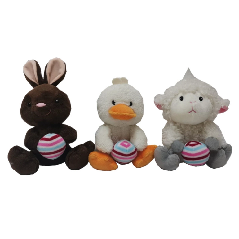 Easter Stuffed Animals with Eggs Stuffy