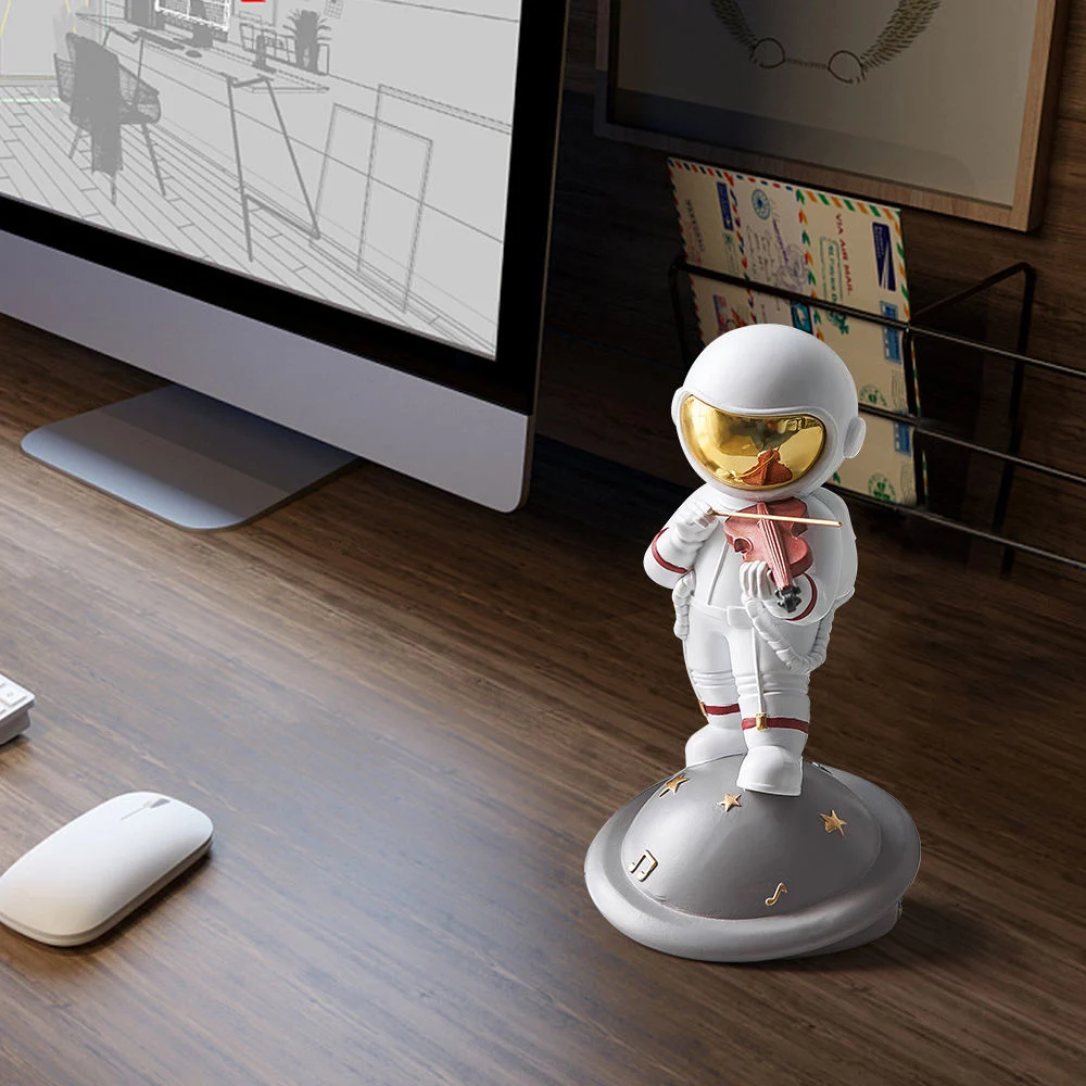 Modern Creative Office Desk Decoration Crafts Astronaut Statue Figurines Home Decor